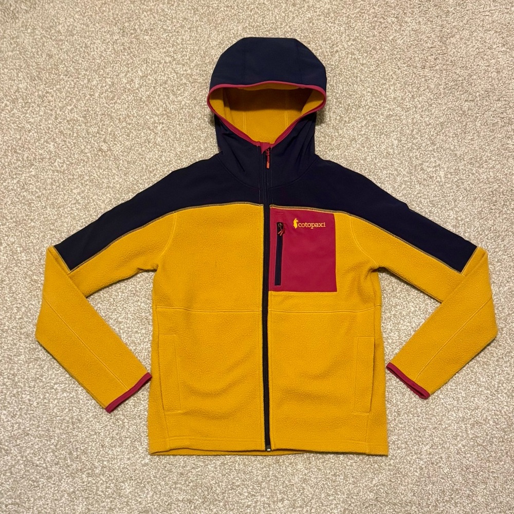 EUC Cotopaxi Hooded Full-Zip Fleece Jacket; sz Small
